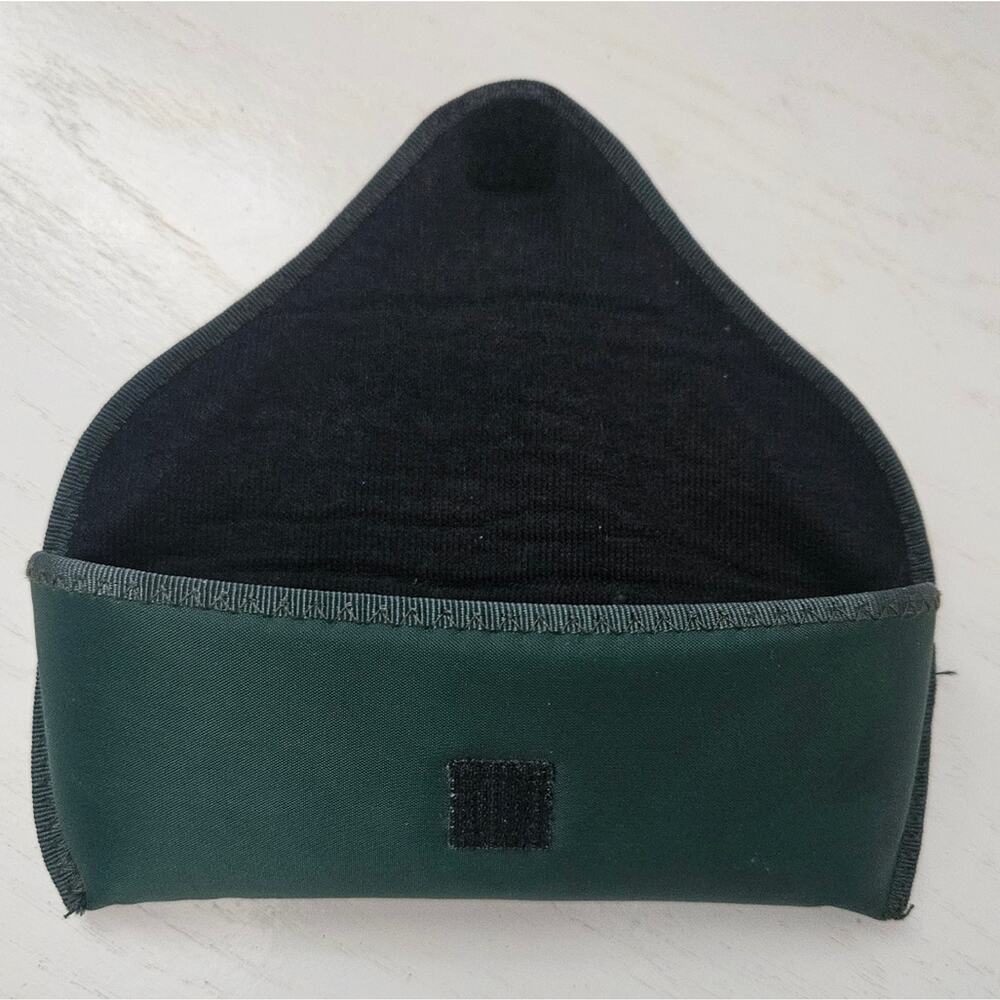PGA tour green glasses sunglass case with hook and loop closure with soft case - Picture 7 of 7